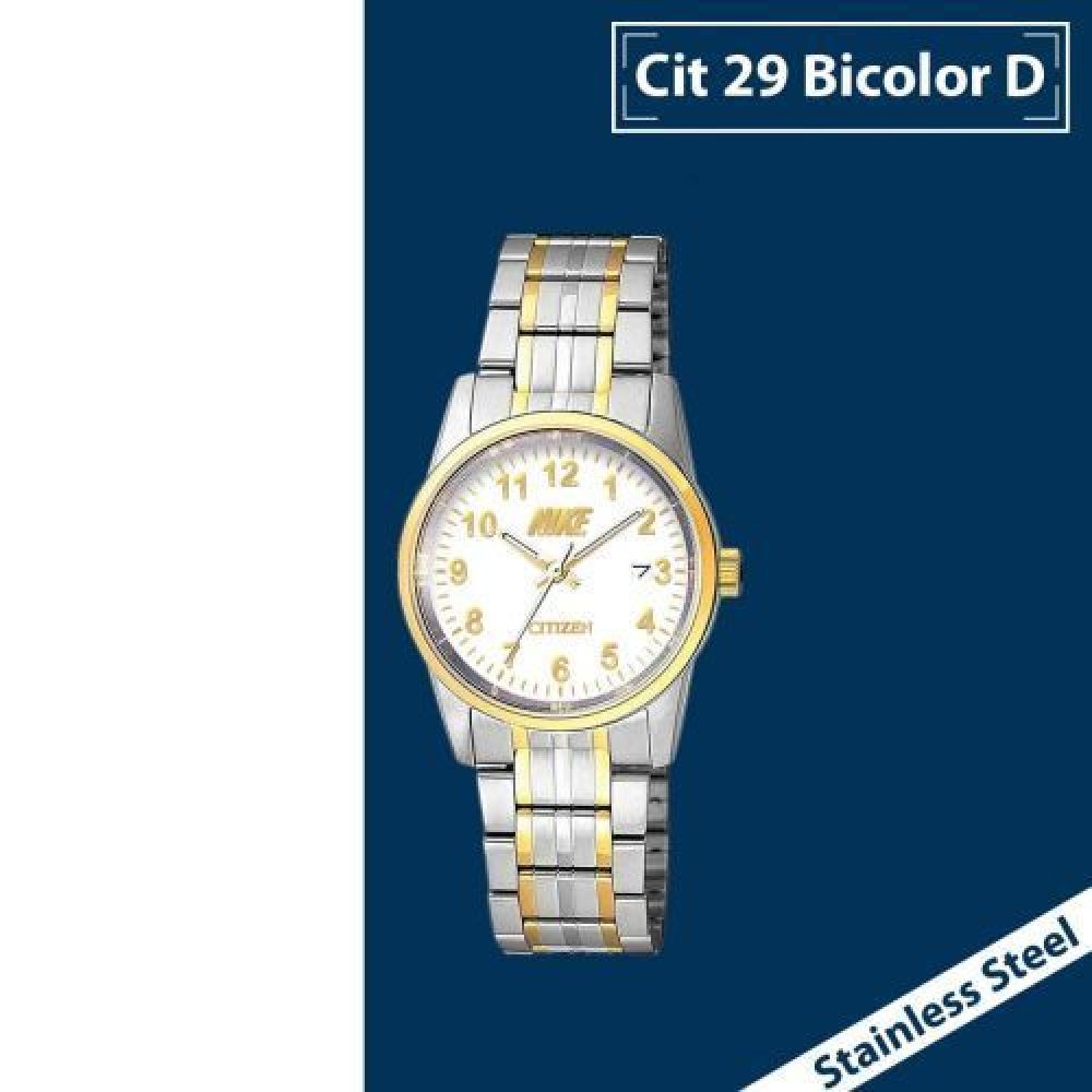 RELOJ MARCA CITIZEN  ACERO INOXIDABLE CON EXT METAL  PLATA CABALLERO Y DAMA INCLUYE ESTUCHE ORIGINAL CITIZEN imagen